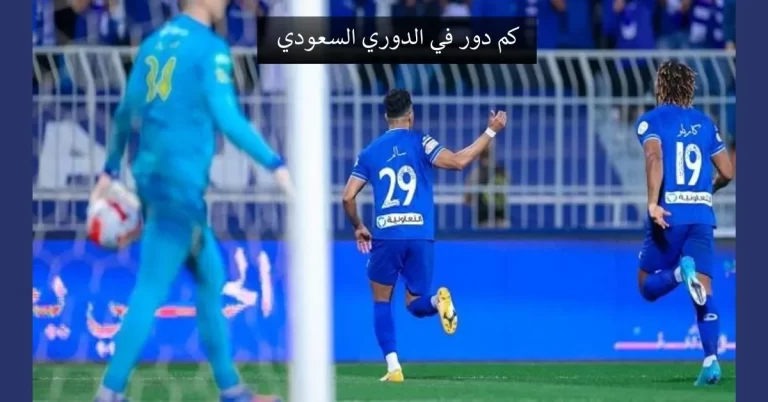 كم دور في الدوري السعودي