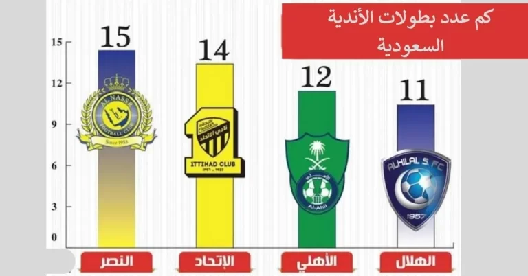 بطولات الأندية السعودية المعتمدة من الفيفا